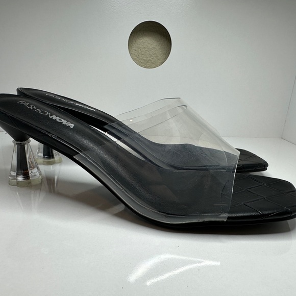 Monika Heeled Mules - Black - Picture 2 of 7